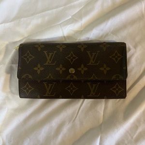 8907AN Louis Vuitton Vintage LV Monogram Long Wallet